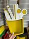 Пенал. Стакан з олівцями жовтий. Пінобокс 9259-00 фото
